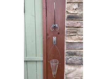 Decorative Metal Wall Hook & Vase