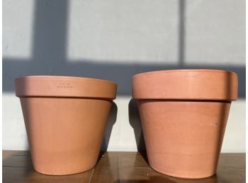 Pair Of Terracotta Pots