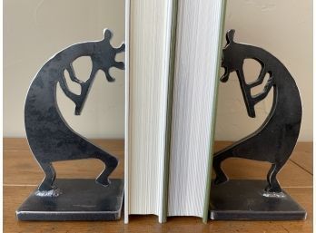 Pair Of Kokopelli Figure Bookends