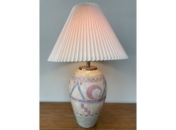 Vintage Pottery Table Lamp