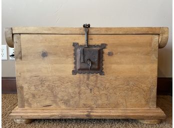 Rustic Pine Storage Chest