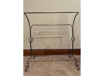 Forged Metal Blanket Rack