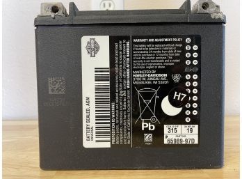 Harley Davidson Motorcycle Battery