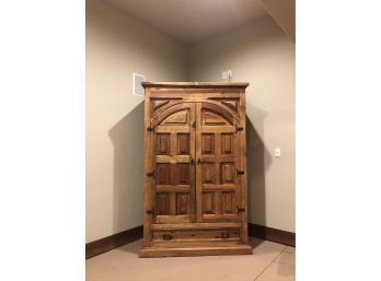 Rustic Pine Wardrobe