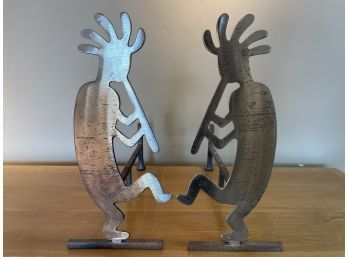 Custom Crafted Kokopelli Andirons