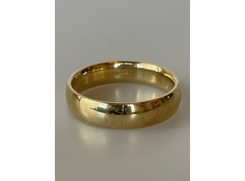 14K Yellow Gold Wedding Band