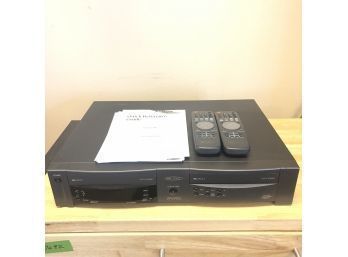 Vintage Go Video Dual Deck Video Cassette Recorder