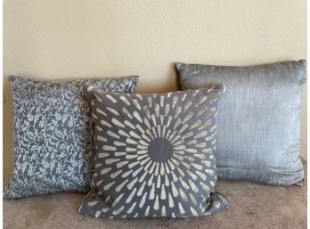 Lot Of 3 Toss Pillows