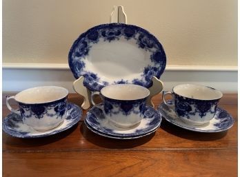 Antique Blue Flow China