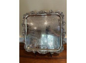 Vintage Silver Plate Tray