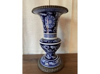 Blue & White Ceramic Vase