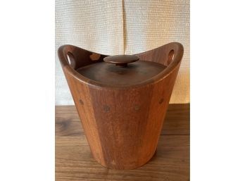 Vintage Mid Century Teak Ice Bucket