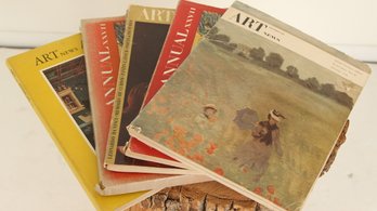 LOT OF 5 VINTAGE ART NEWS ANNUAL MAGAZINES FROM THE 1950S-1960S
