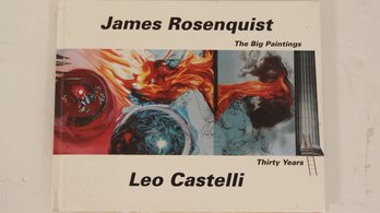 MASSIVE JAMES ROSENQUIST THIRTY YEARS LEO CASTELLI RARE COFFEE TABLE BOOK OUT OF PRINT