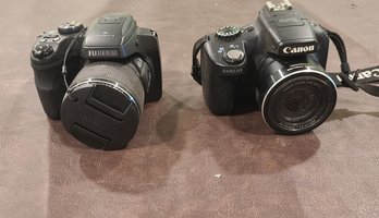 2  New Digital Cameras Included Cannon And Fuji