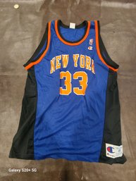 Vintage Patrick Ewing New York Knicks Champion Size Forty Eight Jersey