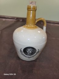 1800s Whiskey Porcelain  Adveriting Jug