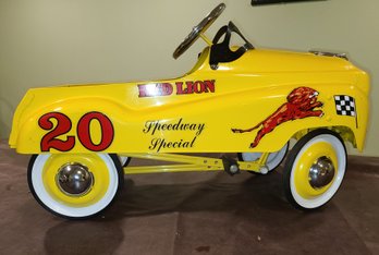 Red Lion Speedway Special Pedal Car By Burns Novelty