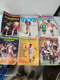 Six Retro Nineteen Seventy Eight Sports Illustrated Magazines And Nineteen Seventy Nine Popular Sports