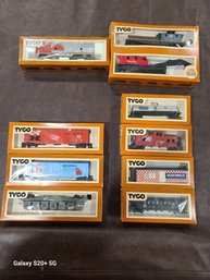 Tyco Ho Scale Train Lot Mostly New 10.total Pieces