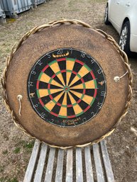 Accudart Bull Dartboard Accented With Horns Very Cool Lodgy Feel