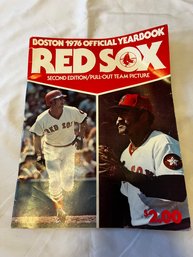 Red Sox 1976 Year Book