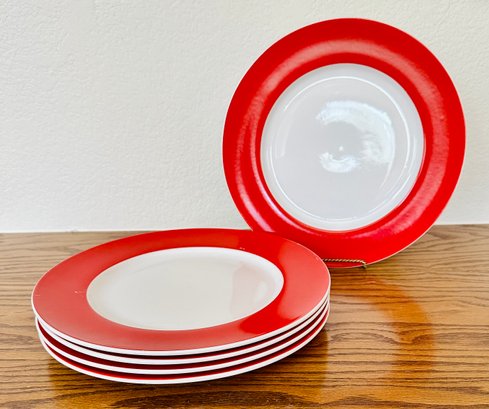 Pfaltzgraff Kenna Red Dinner Plates