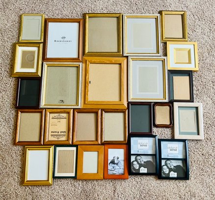Lot Of Photo Frames Different Sizes