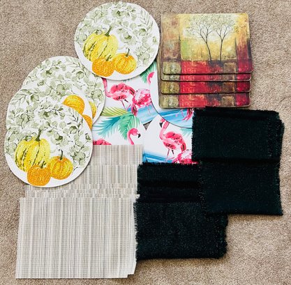 Five Sets Of Dining Table Placemats Incl. Martha Stuart Collection