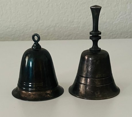 Pair Of Antique Brass Bells