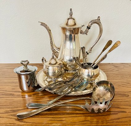 Silver Tea And Dine Set