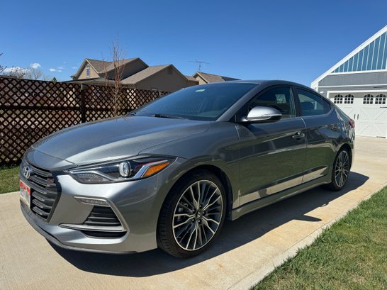 Manual 2017 Hyundai Elantra Sport With Leathers Seats And Premium Package With Only 36922 Miles