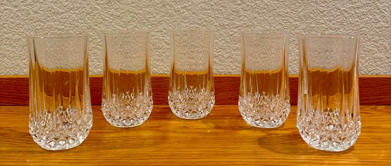 Set Of 5 High Ball Drinking Glasses