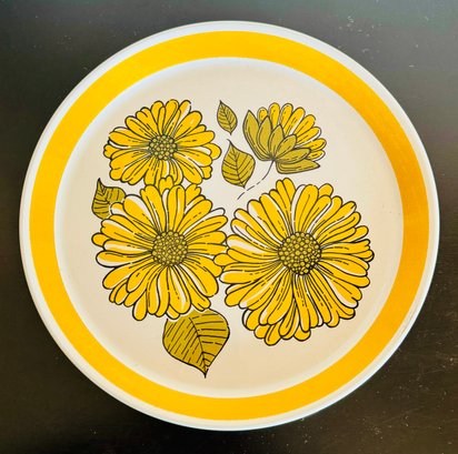 Vintage Crown Lynn Forma 'charmaine' Floral Plate Made In New Zealand