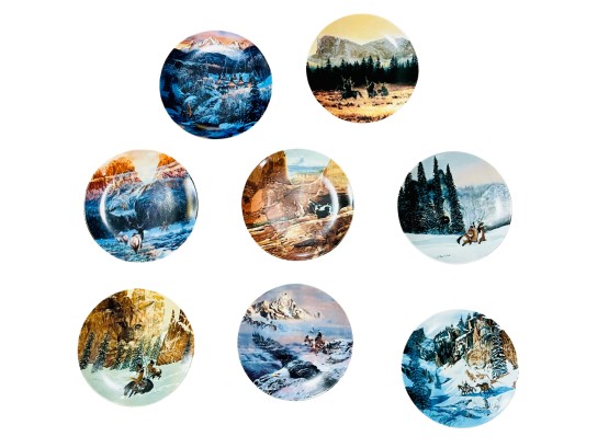 The Faces Of Nature Collectible Plates (8)