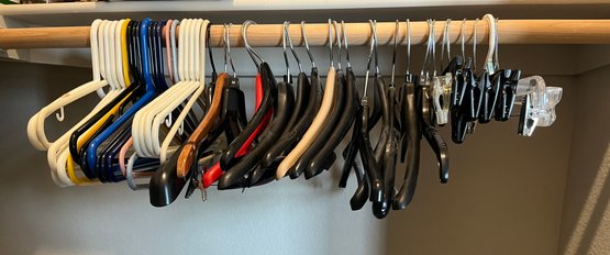 Variety Of Clothes Hangers