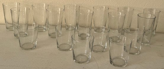 Large Lot Of Drinking Glasses