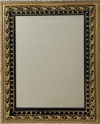 Gold & Black Framed Mirror
