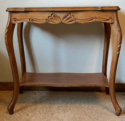 Vintage French Style Carved Legs Side Table