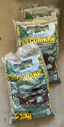Lot Of Deco Bark, 56L Bags