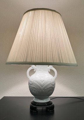 Vintage Table Lamp With Ceramic Base