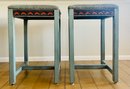 Pair Of Counter Height Wooden Stools 2 Of 2