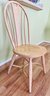 Pennsylvania House Solid Wood And Glass Round Table With 6 Chairs