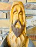 Stunning Rare Ben Ortega San Francisco De Asis Hand Carved Santo 4 Feet Tall