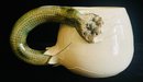 Dragon Claw Stamped Pottery Coffee Mug