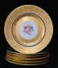 6 PC L.Bamberger And Company Gold Dinner Plates