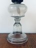 Vintage Clear Glass Oil Lamp