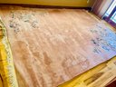 100 Percent Wool Pale Salmon Chinese Rug