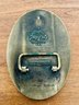 Vintage Tony Lama Brass Belt Buckle