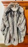 Genuine Silver Fox Fur Coat